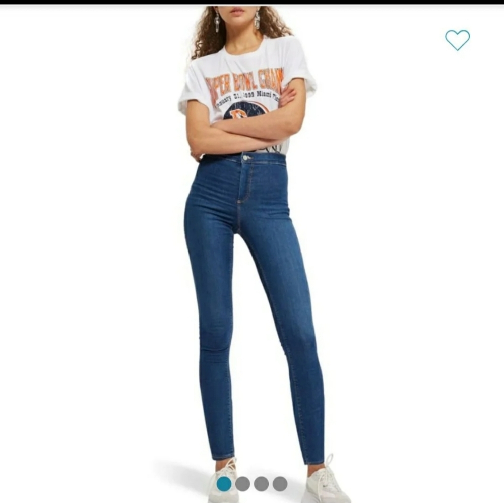 Topshop joni highwaisted skinny jeans